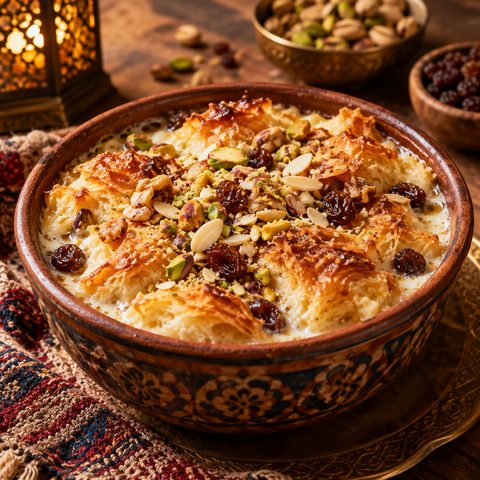 أم علي بالمكسرات