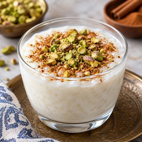 أرز بلبن