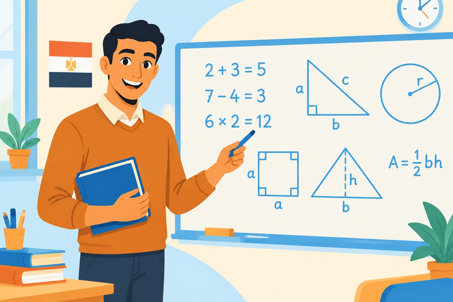 مستر كريم عادل أثناء الشرح